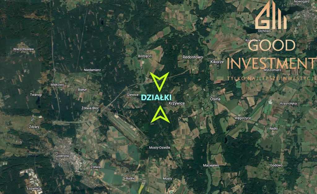 Działka Sprzedaż Krzywice 3