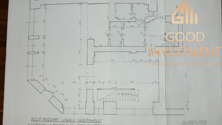 Lokal Sprzedaż Szczecin Centrum Bolesława Krzywoustego 15