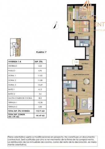 Mieszkanie Sprzedaż Torrevieja centrum Murcja Calle Gumersindo 35