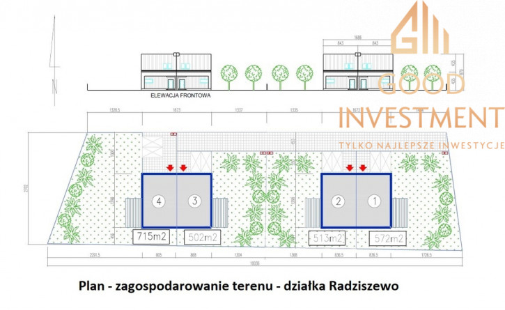 Działka Sprzedaż Radziszewo Liliowa 2