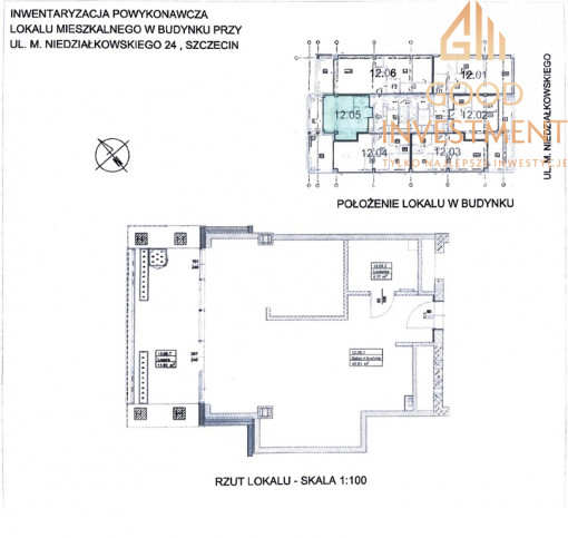 Mieszkanie Sprzedaż Szczecin Centrum Mieczysława Niedziałkowskiego 5