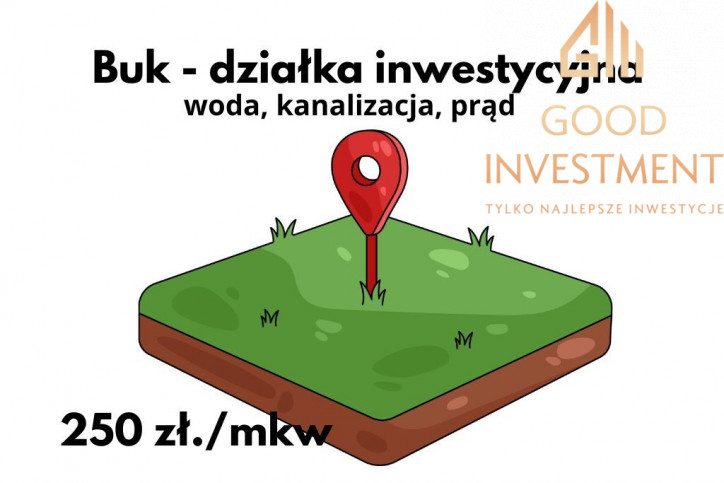 Działka Sprzedaż Buk 1