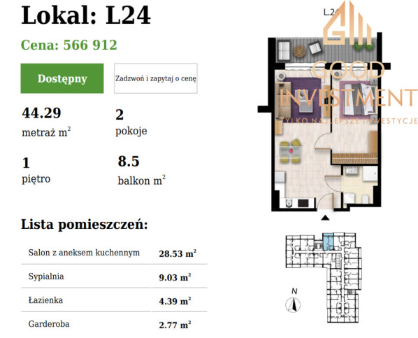 Mieszkanie Sprzedaż Grzybowo Nadmorska 7
